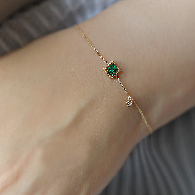 S925 Sterling Silver 14K Gold Plated Bracelet
